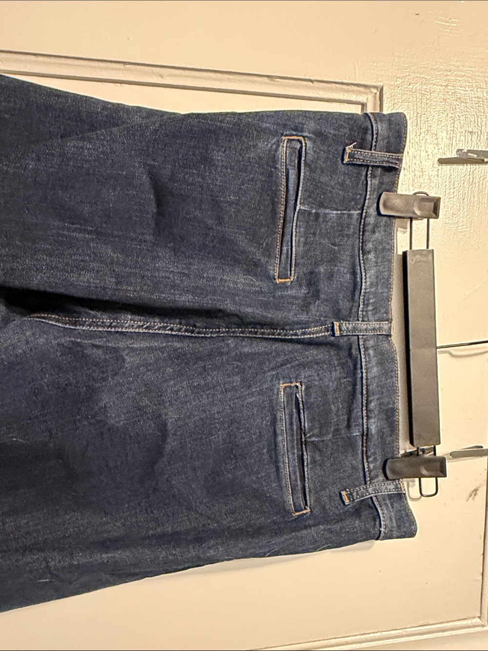 Banana Republic Women's Relaxed Wide-Leg Jeans in Dark Indigo - Picture 6 of 6